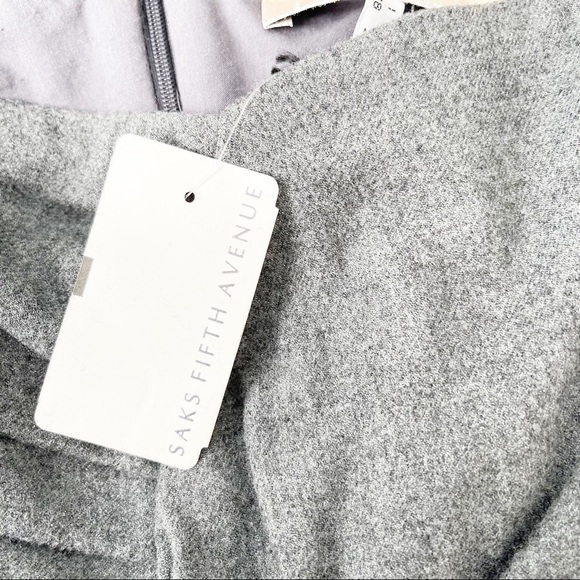 See by Chloe Heather Gray Wool Strapless Dress - Picture 8 of 11